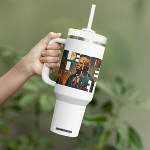 Lead Like Harriet Tumbler With Handle Black History Month Juneteenth Quote TS12 Print Your Wear