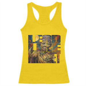 Lead Like Harriet Racerback Tank Top Black Women Leadership Quote TS12 Daisy Print Your Wear