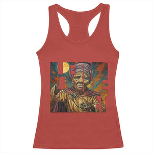 Lead Like Harriet Racerback Tank Top Black Women Leadership Quote TS12 Red Print Your Wear