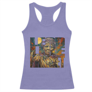 Lead Like Harriet Racerback Tank Top Black Women Leadership Quote TS12 Violet Print Your Wear