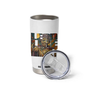Lead Like Harriet Tumbler Cup Black Women Leadership Quote TS12 Print Your Wear