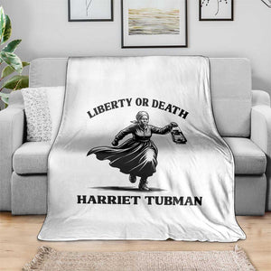 Liberty Or Death Throw Blanket Harriet Tubman Quote TS12 Print Your Wear