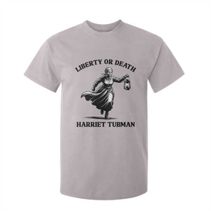 Liberty Or Death T Shirt For Kid Harriet Tubman Quote TS12 Ice Gray Print Your Wear