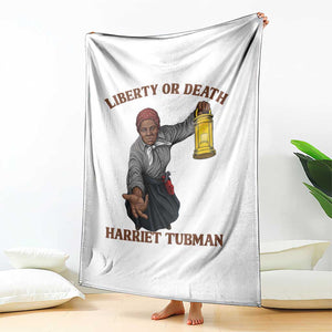 Harriet Tubman Freedom Quote Throw Blanket Liberty Or Death TS12 Print Your Wear
