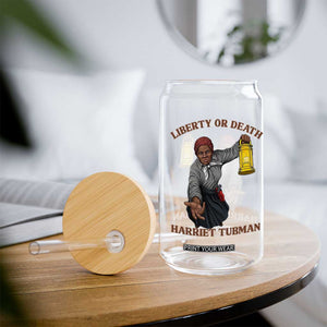 Harriet Tubman Freedom Quote Glass Can Liberty Or Death TS12 Print Your Wear