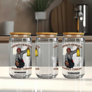 Harriet Tubman Freedom Quote Glass Can Liberty Or Death TS12 Print Your Wear
