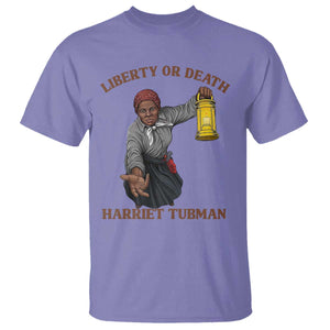 Harriet Tubman Freedom Quote T Shirt Liberty Or Death TS12 Violet Print Your Wear