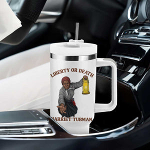 Harriet Tubman Freedom Quote Tumbler With Handle Liberty Or Death TS12 Print Your Wear