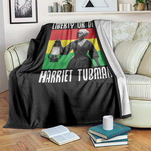 Harriet Tubman Women Leadership Throw Blanket Liberty Or Death TS12 Print Your Wear