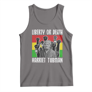 Harriet Tubman Tank Top Liberty Or Death Women Empowerment Quote TS12 Deep Heather Print Your Wear