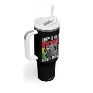 Harriet Tubman Tumbler With Handle Liberty Or Death Women Empowerment Quote TS12 Print Your Wear