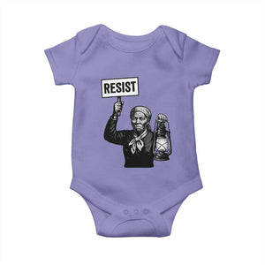 Harriet Tubman Says Resist Baby Onesie Women Empowerment Quote TS12 Violet Print Your Wear