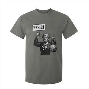 Harriet Tubman Says Resist T Shirt For Kid Women Empowerment Quote TS12 Military Green Print Your Wear