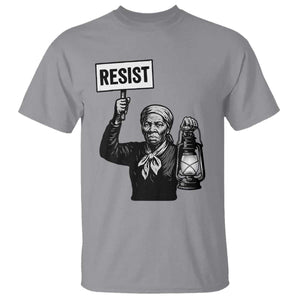 Harriet Tubman Says Resist T Shirt Women Empowerment Quote TS12 Sport Gray Print Your Wear