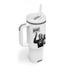 Harriet Tubman Says Resist Tumbler With Handle Women Empowerment Quote TS12 Print Your Wear
