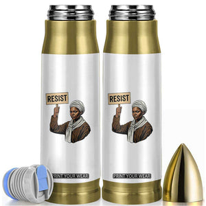 Funny Harriet Tubman Says Resist Bullet Tumbler Black Pride Inspiration Gift TS12 White Print Your Wear