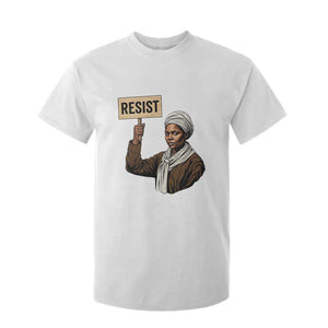 Funny Harriet Tubman Says Resist T Shirt For Kid Black Pride Inspiration Gift TS12 White Print Your Wear