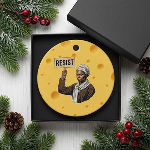 Funny Harriet Tubman Says Resist Ceramic Ornament Black Pride Inspiration Gift TS12 1pc Yellow Cheese Print Your Wear