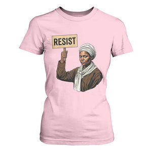 Funny Harriet Tubman Says Resist T Shirt For Women Black Pride Inspiration Gift TS12 Light Pink Print Your Wear