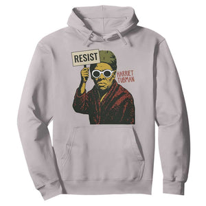 Funny Harriet Tubman Says Resist Hoodie Female Empowerment History Gift TS12 Ice Gray Print Your Wear