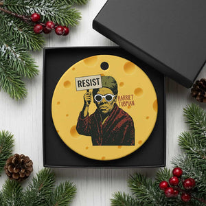 Funny Harriet Tubman Says Resist Ceramic Ornament Female Empowerment History Gift TS12 1pc Yellow Cheese Print Your Wear