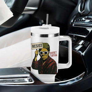 Funny Harriet Tubman Says Resist Tumbler With Handle Female Empowerment History Gift TS12 Print Your Wear