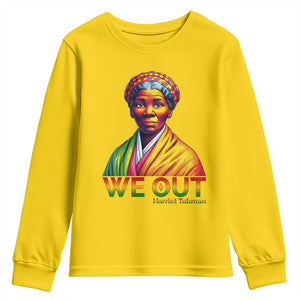 Harriet Tubman We Out Youth Sweatshirt Female Empowerment History Gift TS12 Daisy Print Your Wear