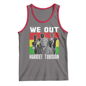Harriet Tubman Tank Top We Out Women Empowerment Quote TS12 Deep Heather Red Print Your Wear