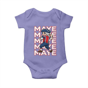 Funny NE Football Fan Gift Baby Onesie Maye Lover TS12 Violet Print Your Wear
