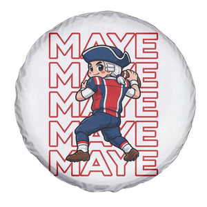 Funny NE Football Fan Gift Spare Tire Cover Maye Lover TS12 Print Your Wear
