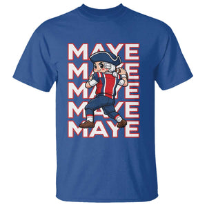 Funny NE Football Fan Gift T Shirt Maye Lover TS12 Royal Blue Print Your Wear