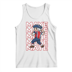 Funny NE Football Fan Gift Tank Top Maye Lover TS12 White Print Your Wear