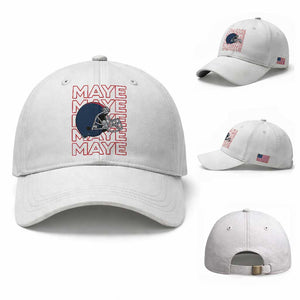 Maye Lover Baseball Cap NE Quarterback Fan Gift TS12 Baseball Cap Universal Fit White Print Your Wear
