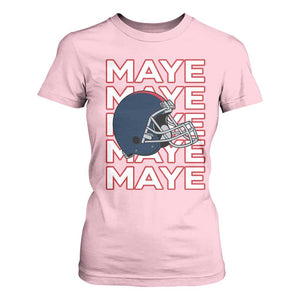 Maye Lover T Shirt For Women NE Quarterback Fan Gift TS12 Light Pink Print Your Wear