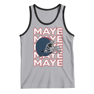 Maye Lover Tank Top NE Quarterback Fan Gift TS12 Athletic Heather Black Print Your Wear