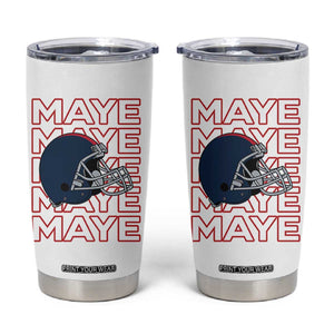 Maye Lover Tumbler Cup NE Quarterback Fan Gift TS12 White Print Your Wear