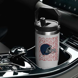 Maye Lover Flip Straw Tumbler NE Quarterback Fan Gift TS12 Print Your Wear