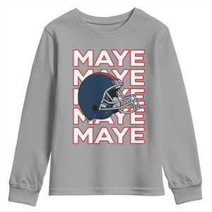 Maye Lover Youth Sweatshirt NE Quarterback Fan Gift TS12 Sport Gray Print Your Wear