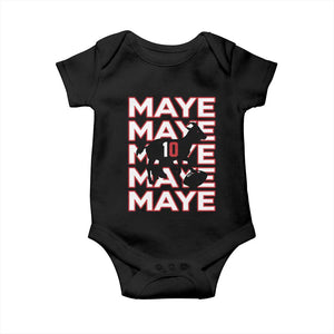 The GOAT Maye Baby Onesie NE Quarterback Fan Gift TS12 Black Print Your Wear