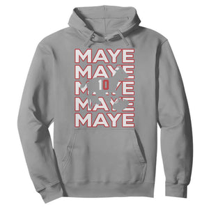The GOAT Maye Hoodie NE Quarterback Fan Gift TS12 Sport Gray Print Your Wear