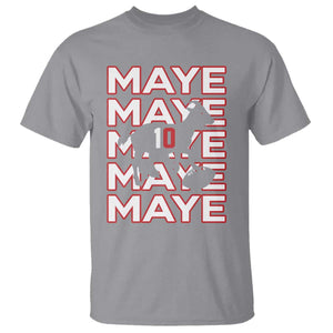 The GOAT Maye T Shirt NE Quarterback Fan Gift TS12 Sport Gray Print Your Wear
