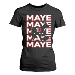 The GOAT Maye T Shirt For Women NE Quarterback Fan Gift TS12 Black Print Your Wear