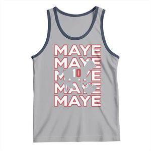 The GOAT Maye Tank Top NE Quarterback Fan Gift TS12 Athletic Heather Navy Print Your Wear