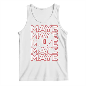 The GOAT Maye Tank Top NE Quarterback Fan Gift TS12 White Print Your Wear