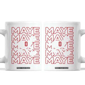 The GOAT Maye Coffee Mug NE Quarterback Fan Gift TS12 White Print Your Wear