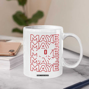 The GOAT Maye Coffee Mug NE Quarterback Fan Gift TS12 Print Your Wear
