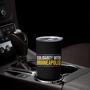 Solidarity With Minneapolis Tumbler Cup Minnesota Community Support Gift TS12 Print Your Wear