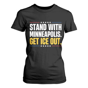 Stand With Minneapolis T Shirt For Women Minnesota Community Support Gift TS12 Black Print Your Wear