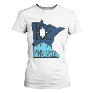 Ice Out Of Minneapolis T Shirt For Women Minnesota Community Support Gift TS12 White Print Your Wear
