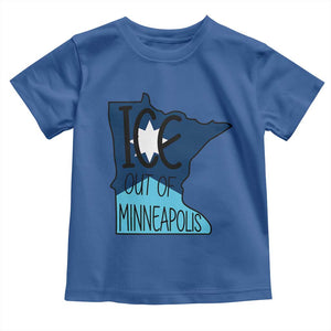 Ice Out Of Minneapolis Toddler T Shirt Minnesota Community Support Gift TS12 Royal Blue Print Your Wear